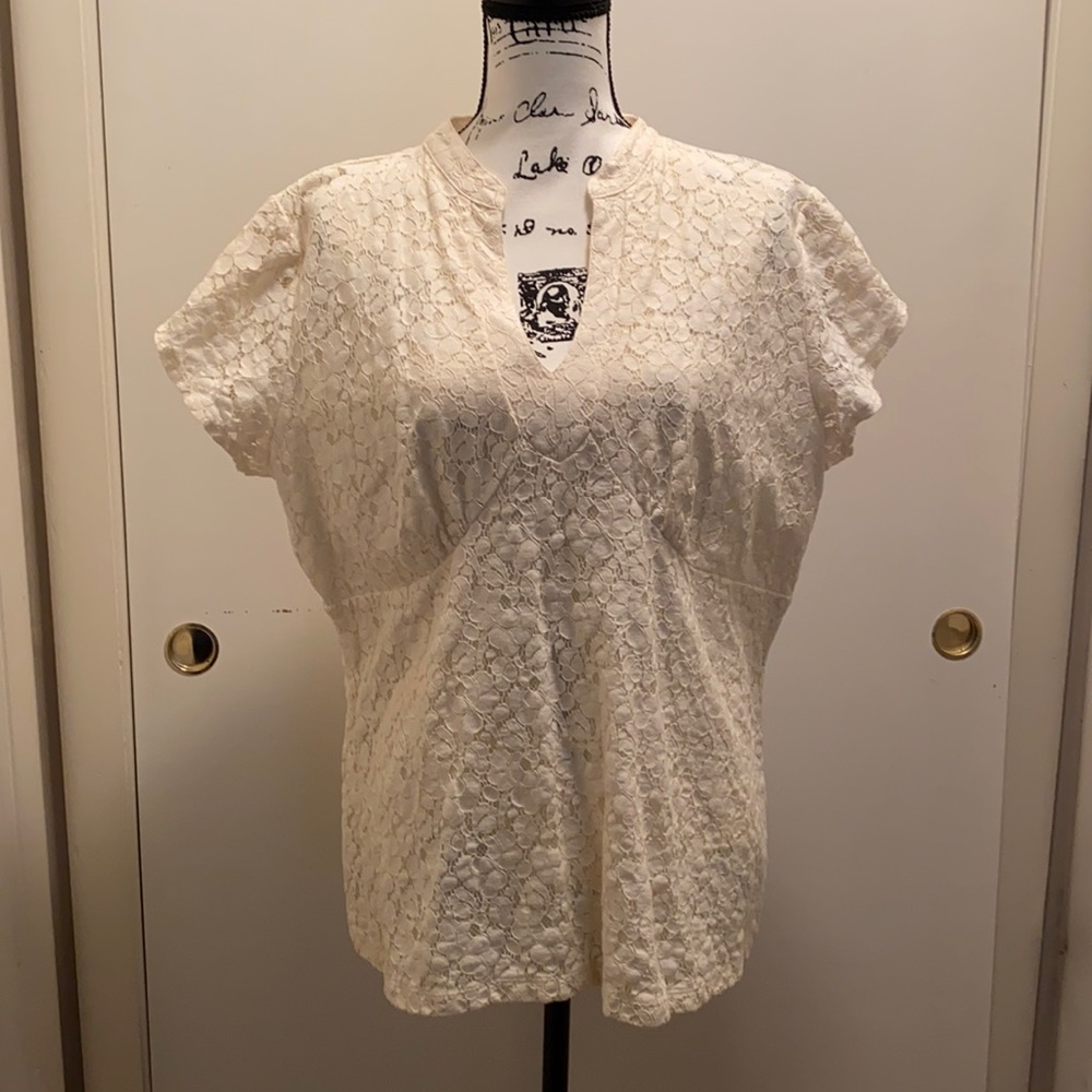 Style & Co, sz 2x, cream color.